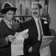 Groucho Marx amb la secuencia de "la part contractant"