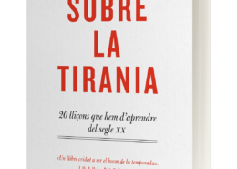 Imatge del llibre “Sobre la Tirania” , del professor d’història nord-americà Timothy Snyder